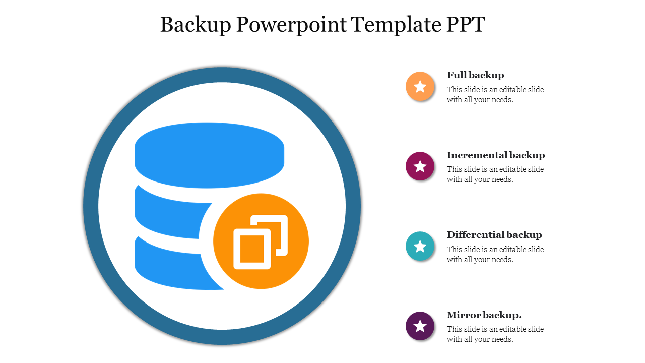 Backup Powerpoint Template PPT